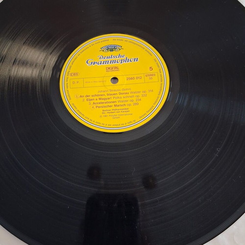 Herbert von Karajan Strauss Vinyl Record Set used, classical