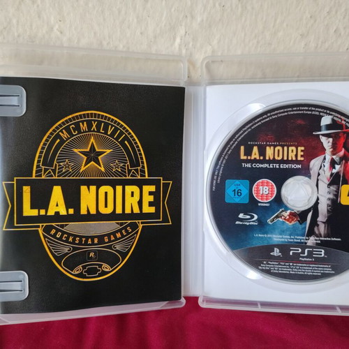 L.A. Noire PS3 game complete edition
