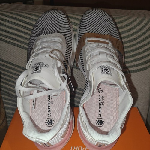 Lumberjack Nanda WMN 4FX athletic shoes new, size 40, white with gradient sole