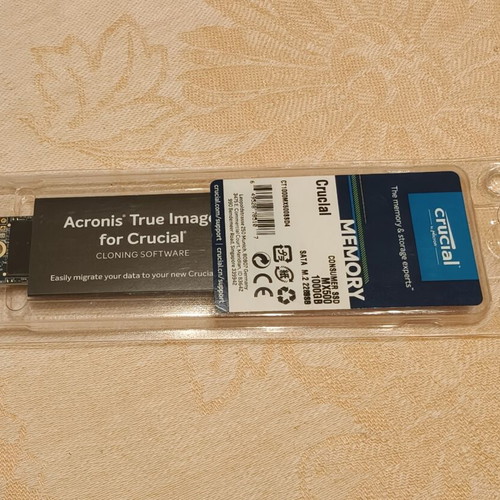 Crucial MX500 SSD 1TB M.2 SATA III