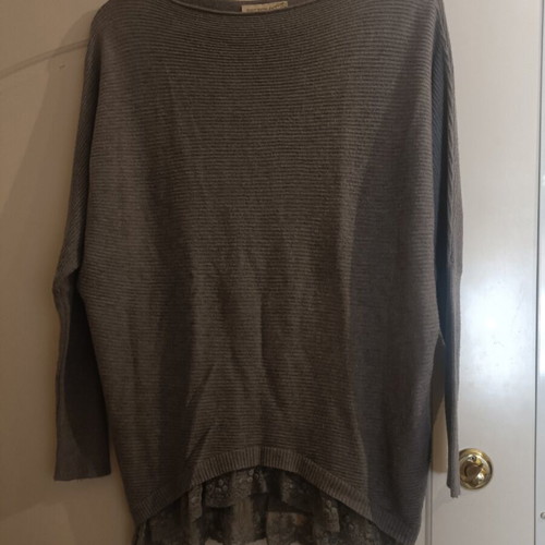 Women's blouse used, gray, size M-L