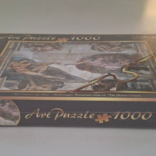 Trefl Art Puzzle 1000 The Creation of Adam sealed