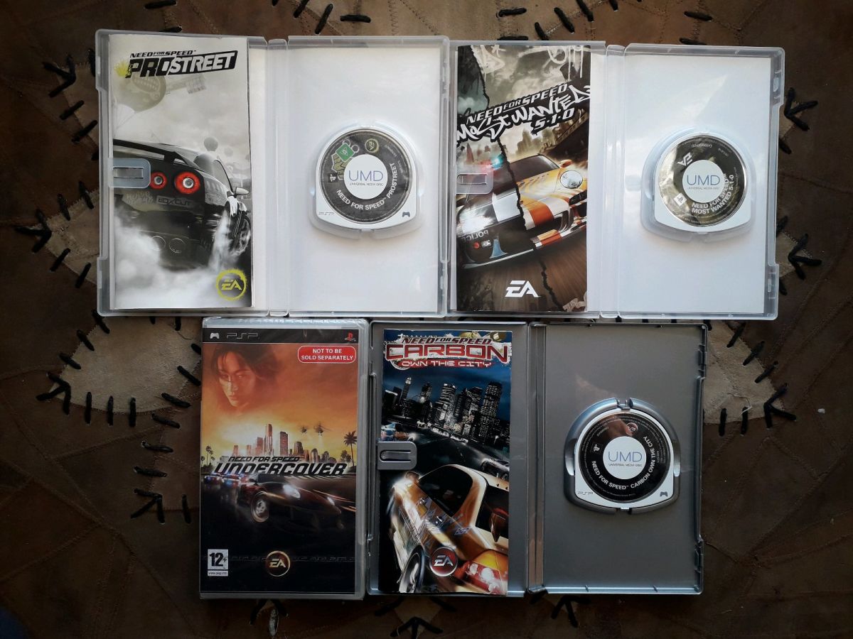PSP set 4 Need for Speed games new with… - € 100,00 - Vendora.cy