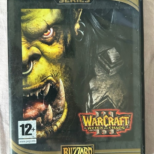 Warcraft 3 Reign of Chaos & Frozen Throne used, collectible