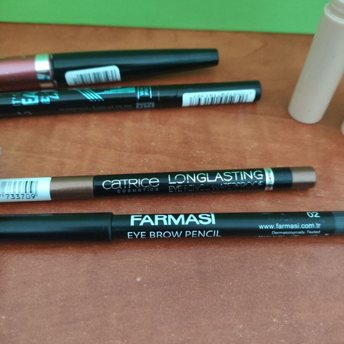 Eye pencils, eyebrow pencils, eyeliners, catrice, farmasi