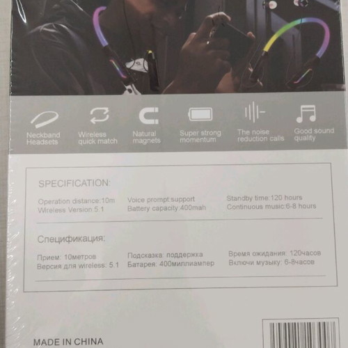 Neckband headsets wireless headphones new