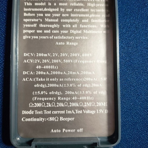 XB-866 Pocket Multimeter digital, new