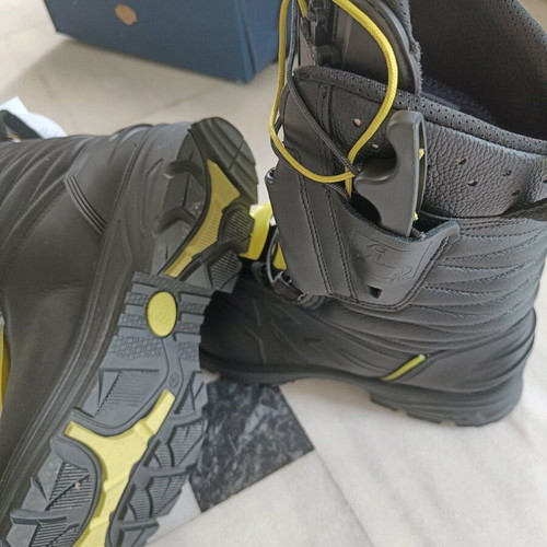 Haix Fire Eagle 2.0 Firefighting Boots new, size 44, black and yellow