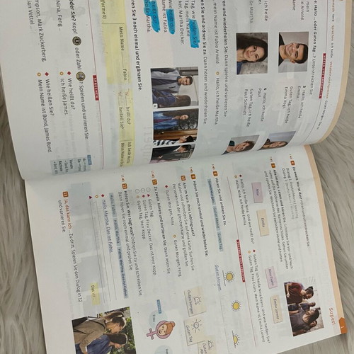 Starten wir! A1 Kursbuch German book used for beginners