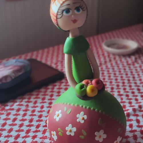 Handmade doll made from pumpkin new