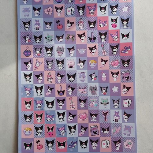 Kuromi stickers new, set of 200 pieces