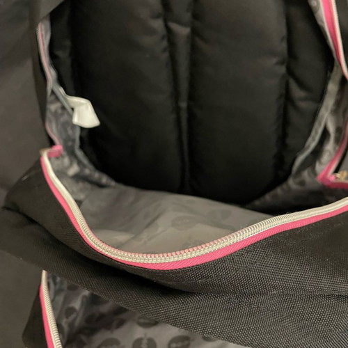 LYC SAC school bag used for girls with 2 large compartments