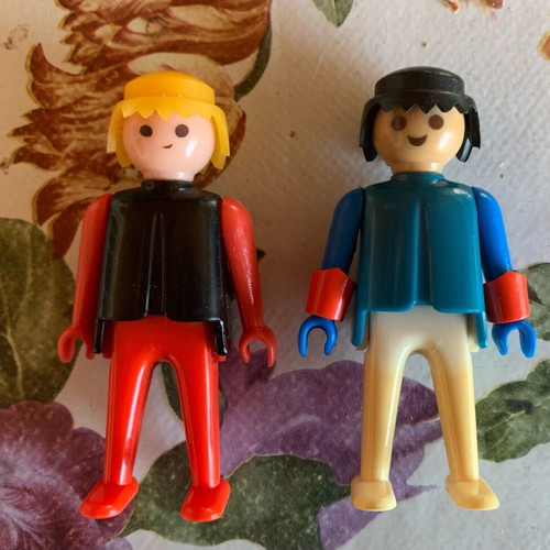 Playmobil Lyra vintage figures used, Greek made