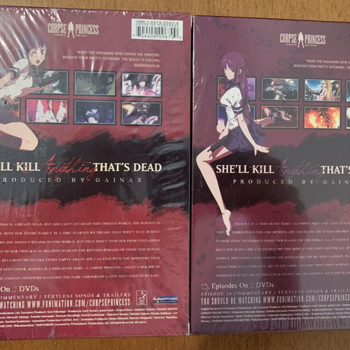 Corpse Princess Slipcase Box Set Part 1+2 New Complete DVD Series