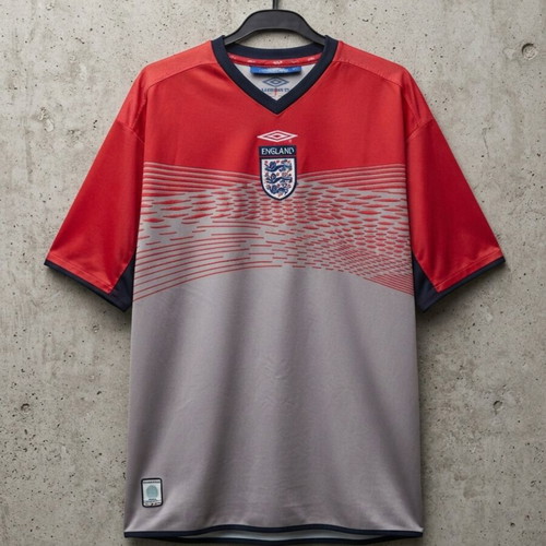 Umbro England FA Premier Pro vintage training jersey, grey-red, men's XL 44/46