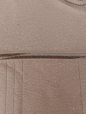 Men's wool sweater used, size L, beige