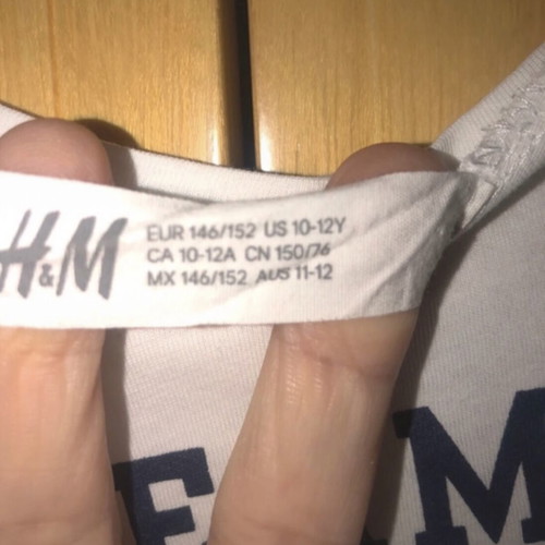 H&M T-shirt with New Valley print for girls 10-12 years