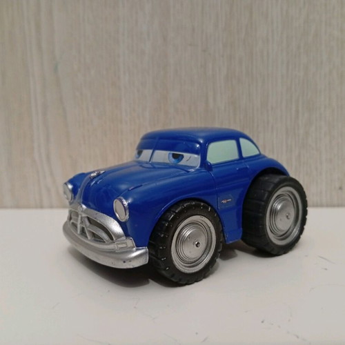 Walt Disney Pixar Cars Mc Queen Lightning McQueen blue Doc Hudson toy car used with pull-back