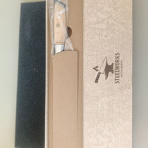 B37 8 Inch Chef Knife VG10 3 Layers Damascus