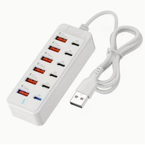 Φορτιστής με 12 θύρες USB καινούργιος, γρήγορης φόρτισης
