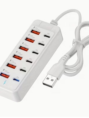 Charger with 12 USB ports new, fast charging