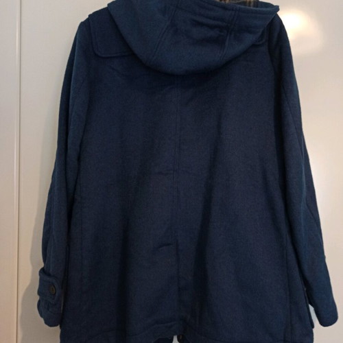 Pepe Jeans coat like new, blue, size Large, 100% wool