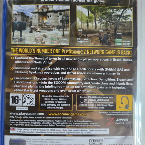 SOCOM II U.S. Navy SEALs PS2 game