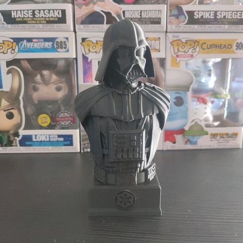Darth Vader bust 3D printed like new, 16 centimeters