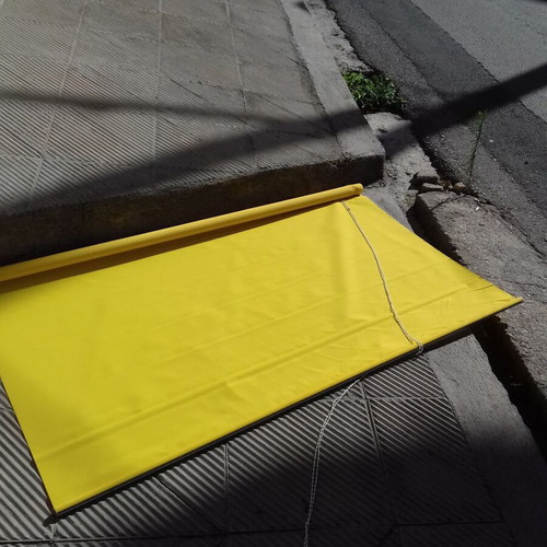 Curtain Story Roller used, yellow, sizes 180x250, 163x250, 100x250 cm