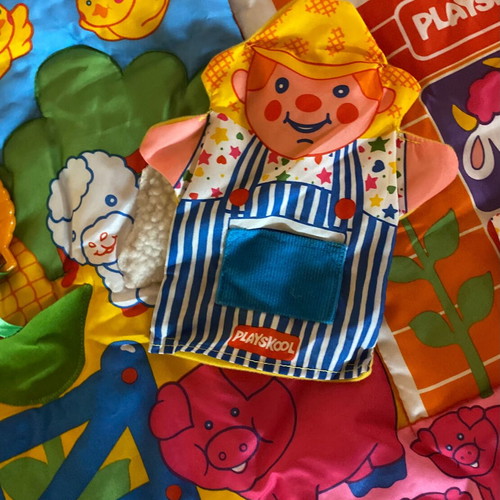 Playskool baby activity mat used, colorful