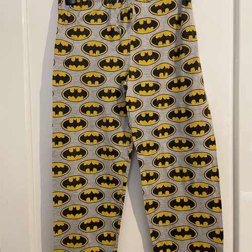 Batman pyjama bottom used, size 8-9, grey and yellow
