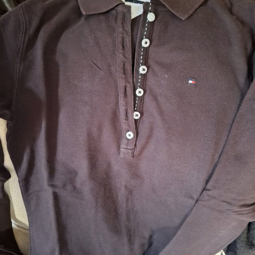 Tommy Hilfiger Polo Shirt women's like new, brown, size S