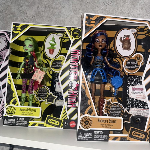 Monster High dolls Venus and Robecca G1 new, set of two
