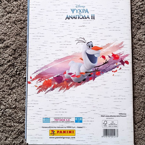 Panini Disney Frozen 2 Sticker Album new with stickers