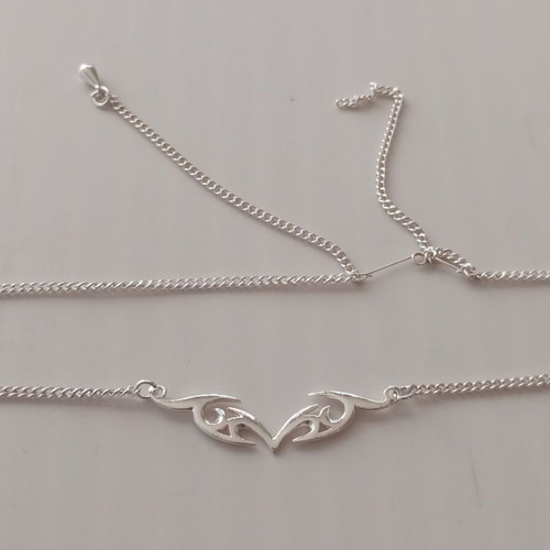 Silver Plated Back Body Chain with Tribal Design new