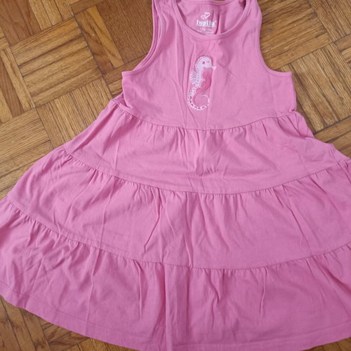 Lupilu pink dress for girls 4-6 years used