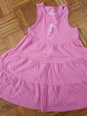 Lupilu pink dress for girls 4-6 years used