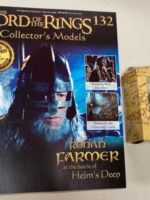 Eaglemoss Lord of the Rings #132 Rohan Farmer καινούργιο