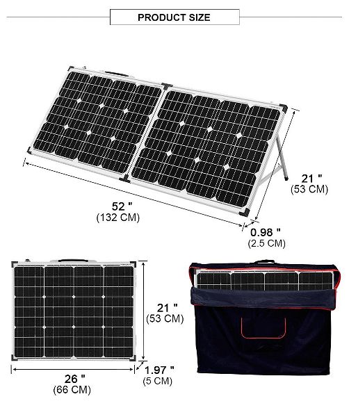  set iliako panel se prosfora 120 efro Dokio 100W (2Pcs x 50W) Foldable Solar Panel China Pennello Solare USB Controller Solar Battery Cell/Module/System Charger