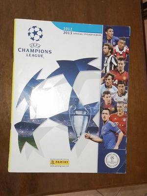 Champions League 2012-2013 Panini album used with 144/589 stickers