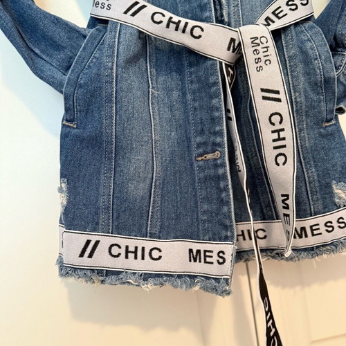 Chic Mess denim jacket size S like new, made in Greece