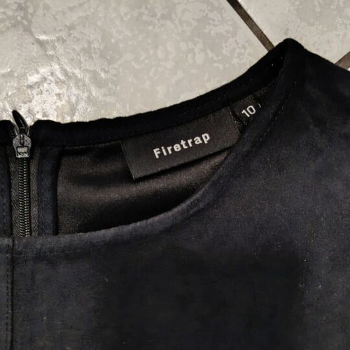 Firetrap Women's Black T-Shirt Like New, Size 10