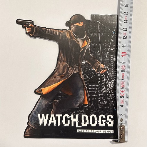 Watch Dog Promo Store Cardboard Figure like new