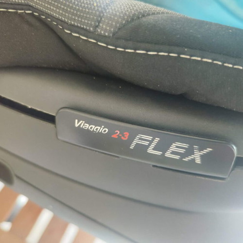 Peg Perego Viaggio 2-3 Flex car seat used, Crystal Black 15-36 kg with recline