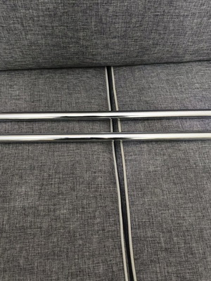 Bathroom curtain rods new, set of 2, stainless steel silver