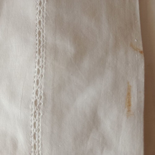 Handmade tablecloth with two cotton placemats new 2.25×2.70