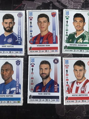 Super League sticker sets 2014-2015 like new, 6 sets