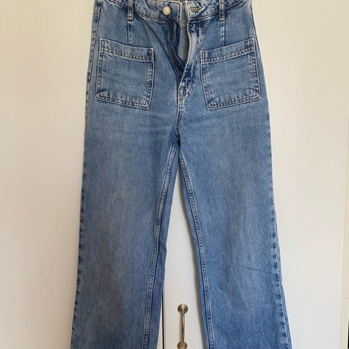 Zara women's jeans used, blue, size XS/34