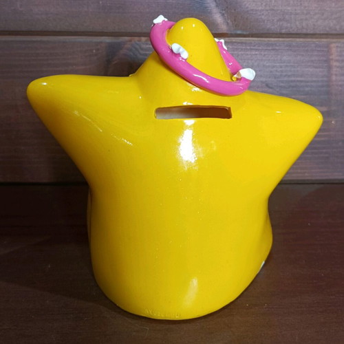 Vintage 90s piggy bank and photo frame set new