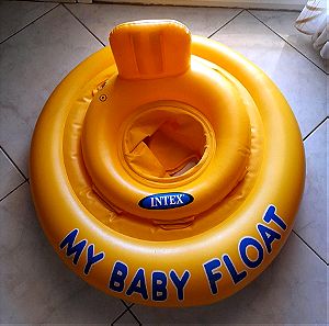 Φουσκωτό Παιδικό Σωσίβιο Κάθισμα My Baby Float 70 εκ Κίτρινο